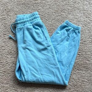 Blue Cuffed Sweatpants